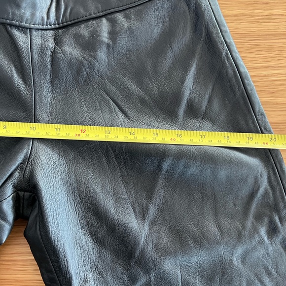 Real soft leather pants in black - Picture 4 of 6